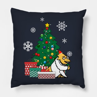 Dr Alphys Around The Christmas Tree Undertale Pillow