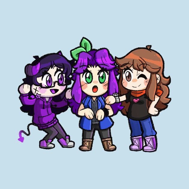 Akira, Abby and Erin by Keychain