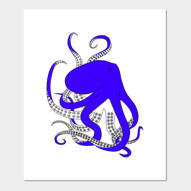 Blue Octopus Hand Drawn Illustration Octopus Posters And Art Prints Teepublic Uk Here's what you'll need beforehand (not included. teepublic