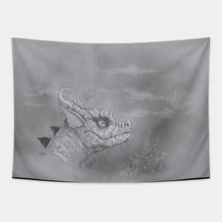 Grey Draco Tapestry