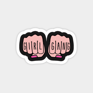 Girl gang female hands Magnet