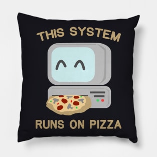 Computer Pizza Pillow