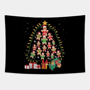 Gingerbread Man Cookie Christmas Tree Xmas Gifts Tapestry