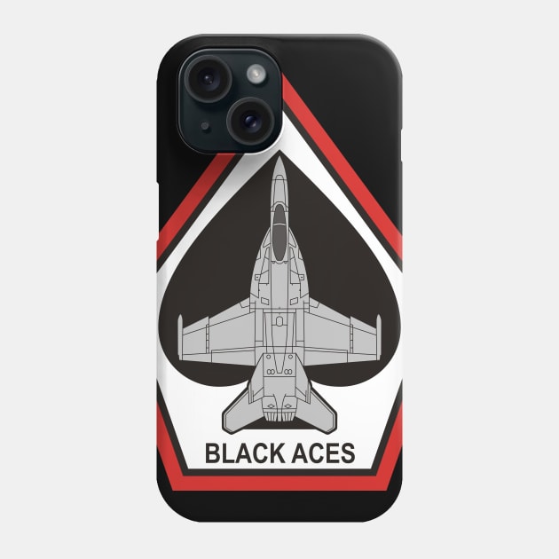 VFA-41 Black Aces - F/A-18 Phone Case by MBK