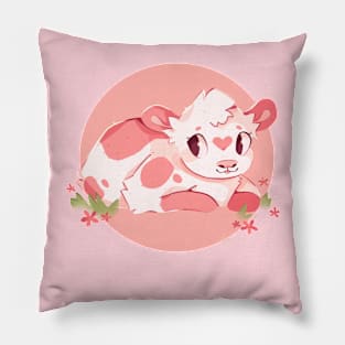 Strawberry Cow Pillow