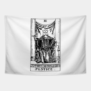 Tarot Card - Justice Tapestry