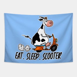 Eat . Sleep . Scooter Tapestry