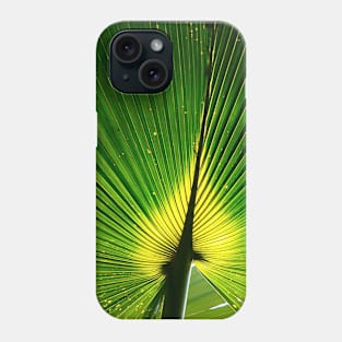 Interesting pattern, detail of a banana leaf Phone Case