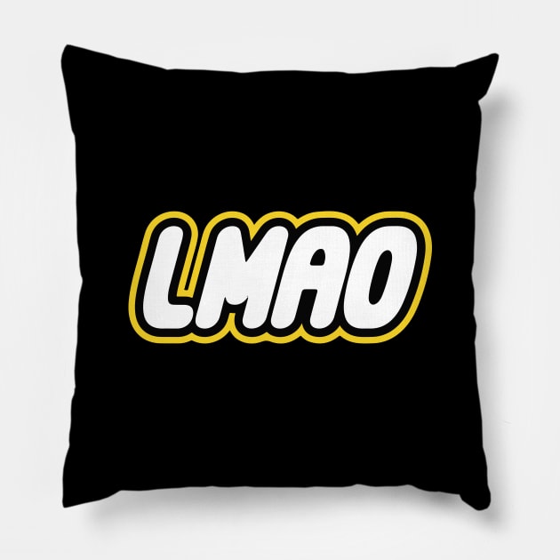 Lego Parody LMAO Pillow by Merchsides