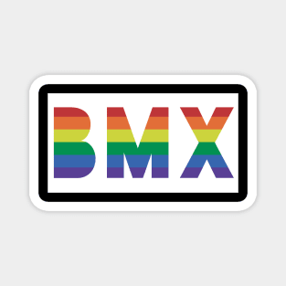 gay pride BMX lgbtqia Magnet