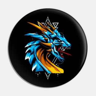 dragon angry Pin