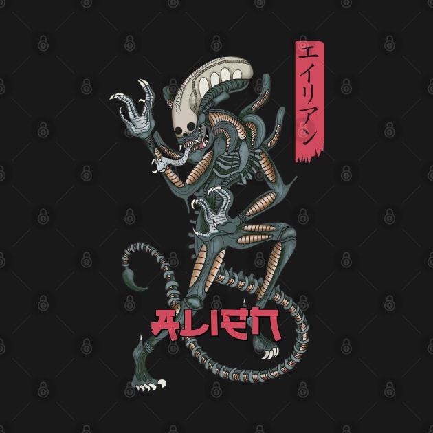 Japanese Xenomorph by GregNowachek