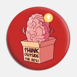 Think Outside the Box Pin