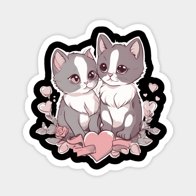 Maine Coon Kitten Magnet by animegirlnft