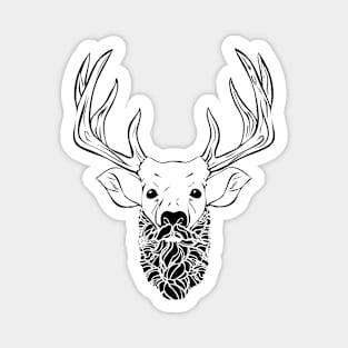 Deer Beard Magnet