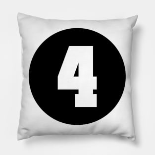 Number Four - 4 Pillow