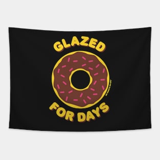 Glazed For Days (Chocolate Donut) Tapestry