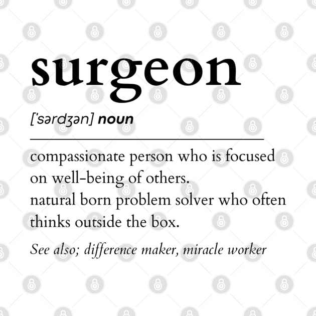 Surgeon Noun by IndigoPine