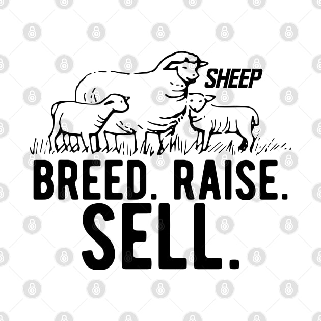 Sheep farmer - breed raise sell by KC Happy Shop