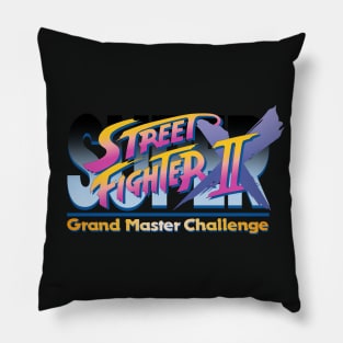 Super Street Fighter II: X Grand Master Challenge Logo Pillow