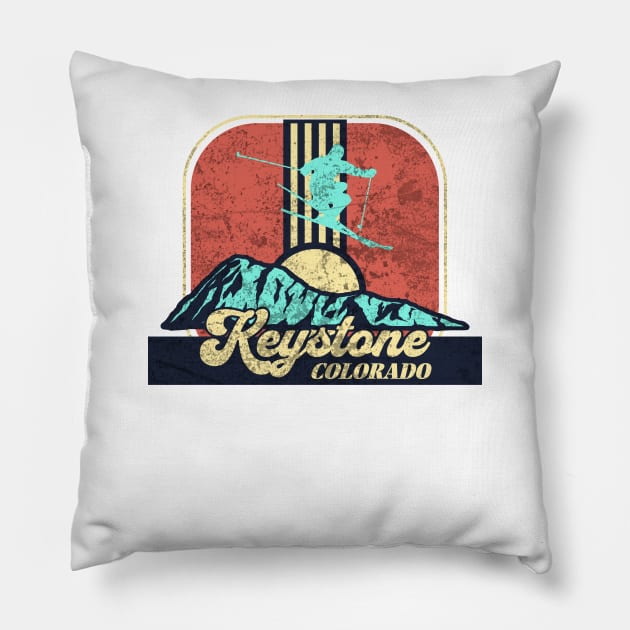 Keystone Colorado, The Hidden Gem Pillow by Farm Road Mercantile 