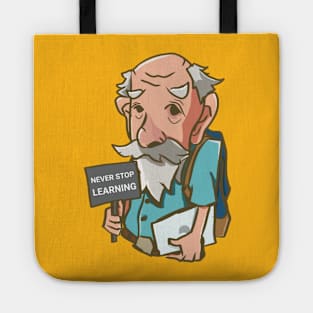 Never Stop Learning Tote