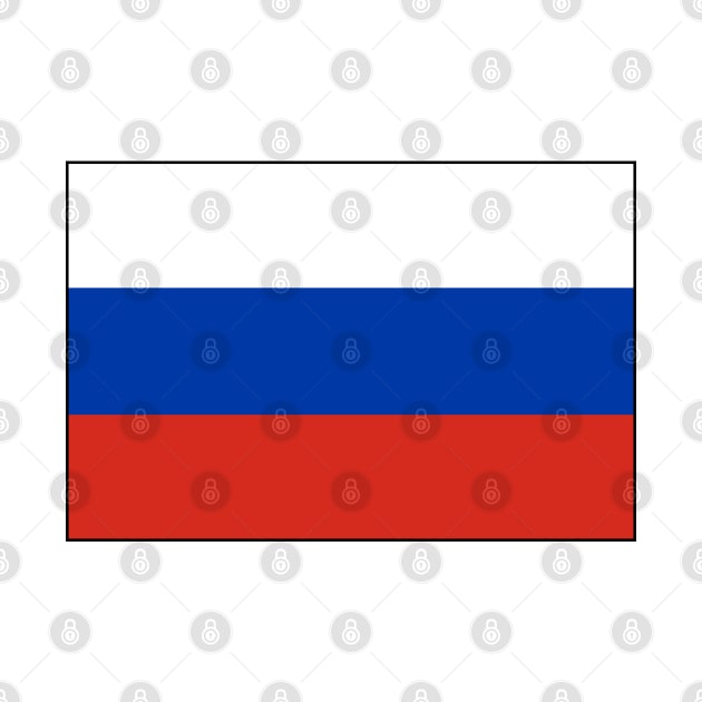 Flag of Russia by COUNTRY FLAGS