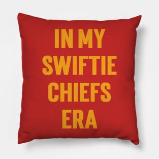 In My Swiftie Chiefs Era Pillow