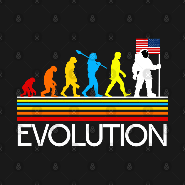 Funny Astronaut Evolution by Scud"