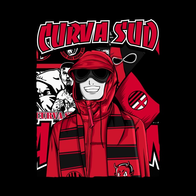 Curva sud Milano by lounesartdessin