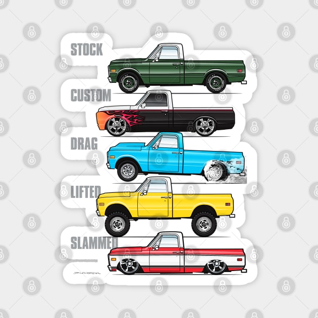 69-72 Classic Trucks Magnet by JRCustoms44