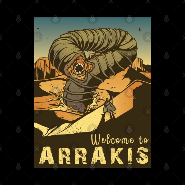 Dune Arrakis surf arrakis sci fi science fiction by JayD World