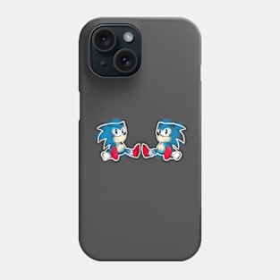 Blue hedgehog Phone Case