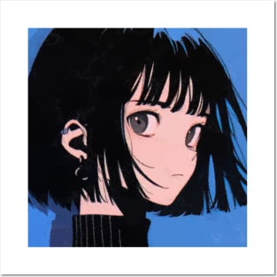 Excited Anime Girl Cute Japanese Kawaii Otaku Face Art Print by The Perfect  Presents - Fine Art America