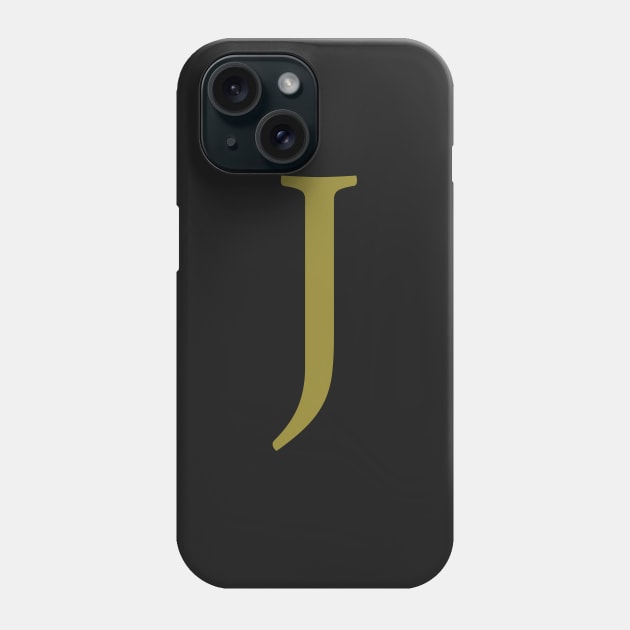 J letter Phone Case by harrypottervids