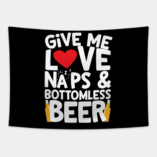 Love, Naps & Bottomless Beer Tapestry