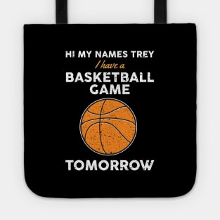 Trey's Basketball Game Tote