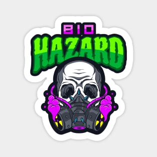 Apocalypse Bio Hazard Skull Magnet