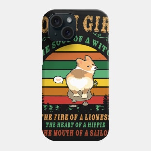 Corgi Girl - Witch - Lioness - Hippie - Sailor (94) Phone Case