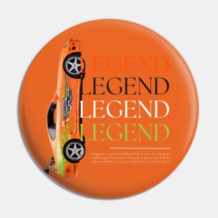 Supra Walker Orange Legend Pin