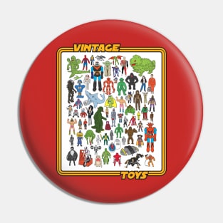 Vintage 70s 80s Toy Group Pin