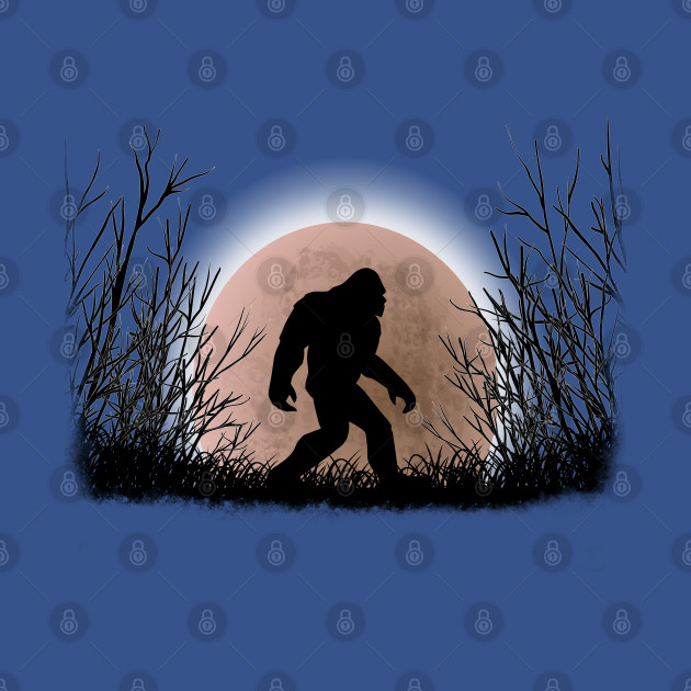 Disover Bigfoot - Bigfoot At Night - Bigfoot - T-Shirt