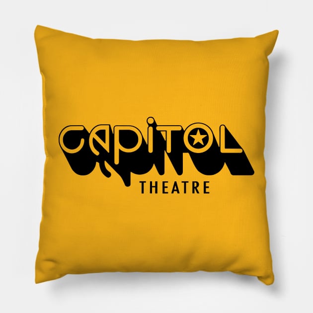 Capitol (black) Pillow by Joada
