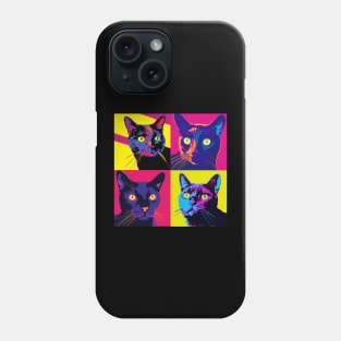 Cat Bombay Pop Art - Cat Lover Gift Phone Case