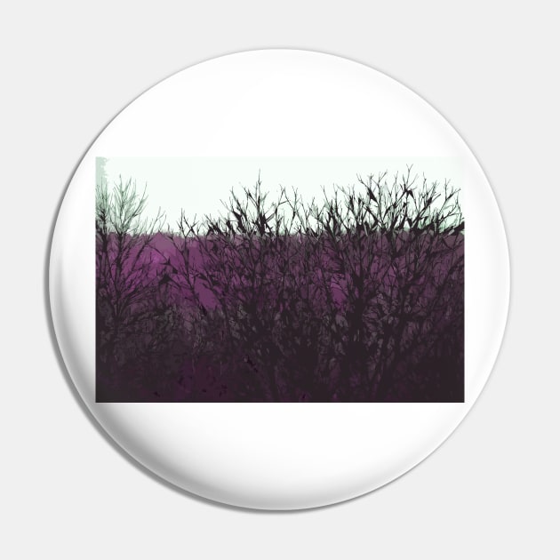 Purple Barren Branches Pin by KirtTisdale