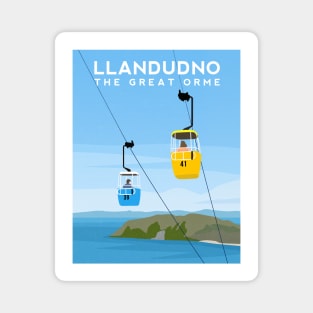 Llandudno Cable Cars - The Great Orme, North Wales Magnet