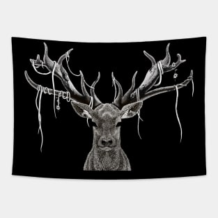 white deer Tapestry