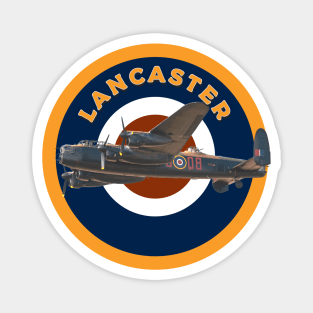 Lancaster Bomber in RAF Roundel Magnet