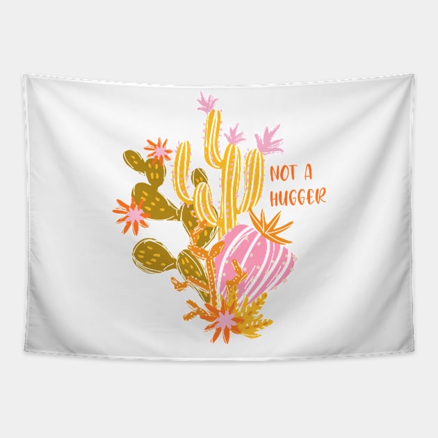 Not A Hugger Tapestry by OpalEllery