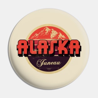 Alaska Juneau Vintage Pin